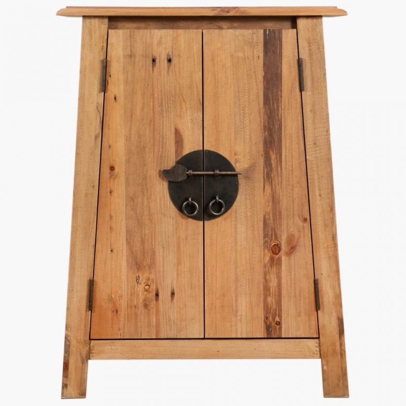 guide pour choisir le meilleur bois pour vos meubles 23 Armoire de salle de bain en bois de pin recyclé massif