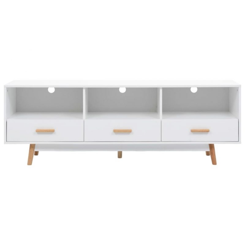 LE GUIDE ULTIME 2021 DES MEUBLES EN BOIS 3 meuble TV blanc