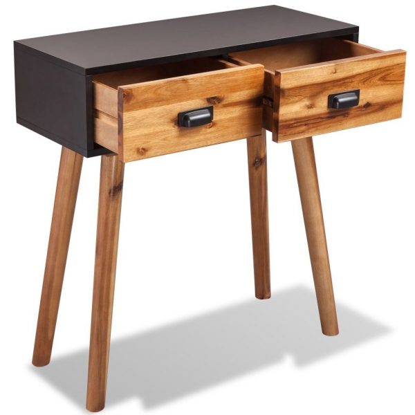 Meubles en MDF ou en bois massif: quels sont les avantages et les inconvénients? 6 Table console Bois d’acacia massif