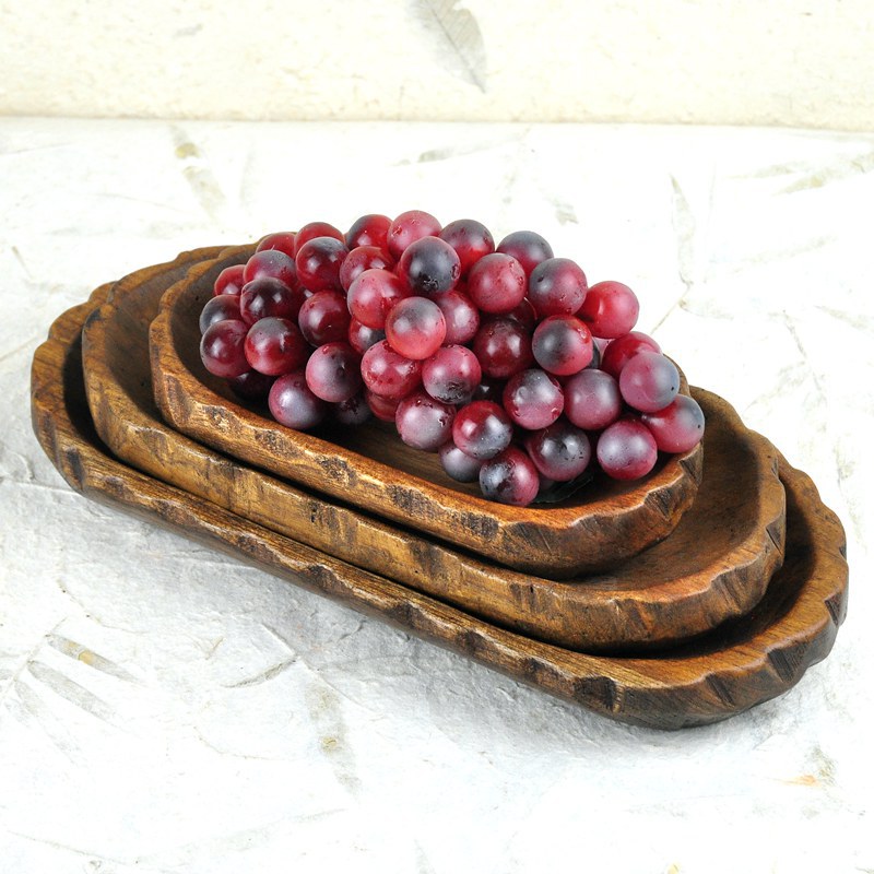 Assiette de Fruits Bois Massif WAVY – Design ondulé et écoresponsable Assiette de Fruits Bois Massif WAVY – Design ondulé et écoresponsable
