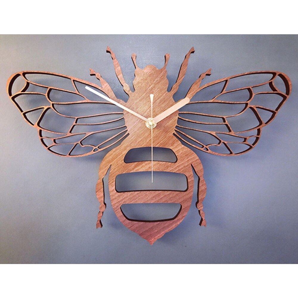 Horloge murale en bois bambou VEEBEE - élégance naturelle Horloge murale en bois bambou VEEBEE - élégance naturelle