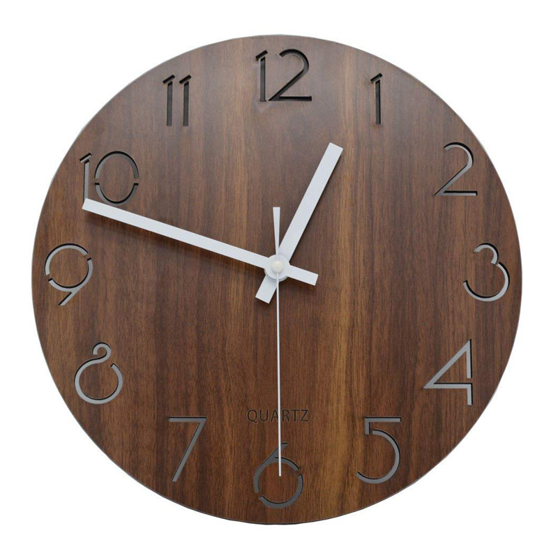 Horloge Murale en Bois Épure STRATA – Design Naturel et Éco Horloge Murale en Bois Épure STRATA – Design Naturel et Éco