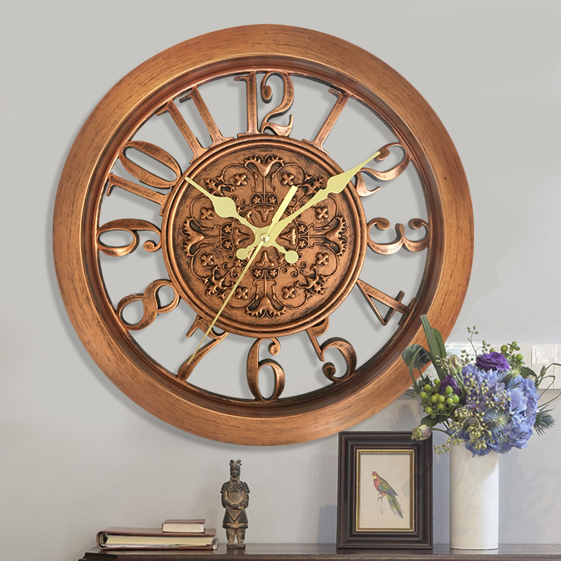 Horloge murale en bois ÉCLIPSE - Style rétro et silence Horloge murale en bois ÉCLIPSE - Style rétro et silence
