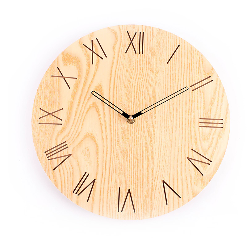 Horloge Murale Bois Silencieuse HICAT – Élégance Naturelle Horloge Murale Bois Silencieuse HICAT – Élégance Naturelle