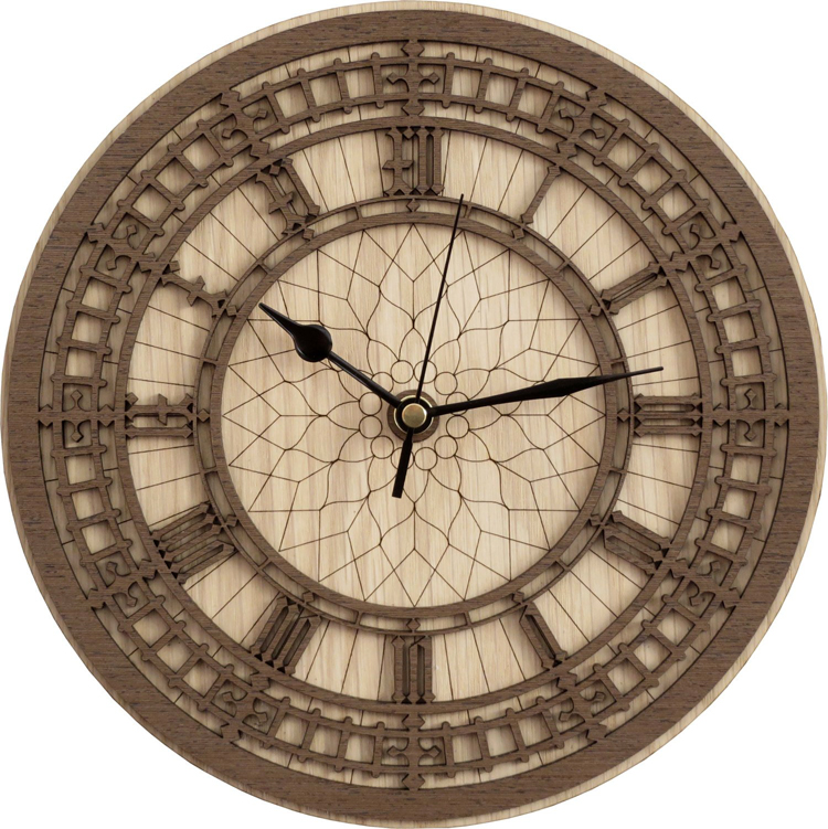 Horloge Murale en Bois - Élégance Naturelle & Silencieuse Horloge Murale en Bois - Élégance Naturelle & Silencieuse
