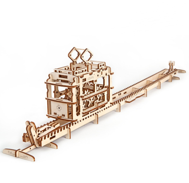 Puzzle En Bois 3D Tramway Saphir – Design Naturel & Ludique Puzzle En Bois 3D Tramway Saphir – Design Naturel & Ludique