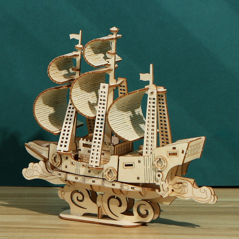 Puzzle en Bois 3D Artisan Gamée – Épuré et durable Puzzle en Bois 3D Artisan Gamée – Épuré et durable