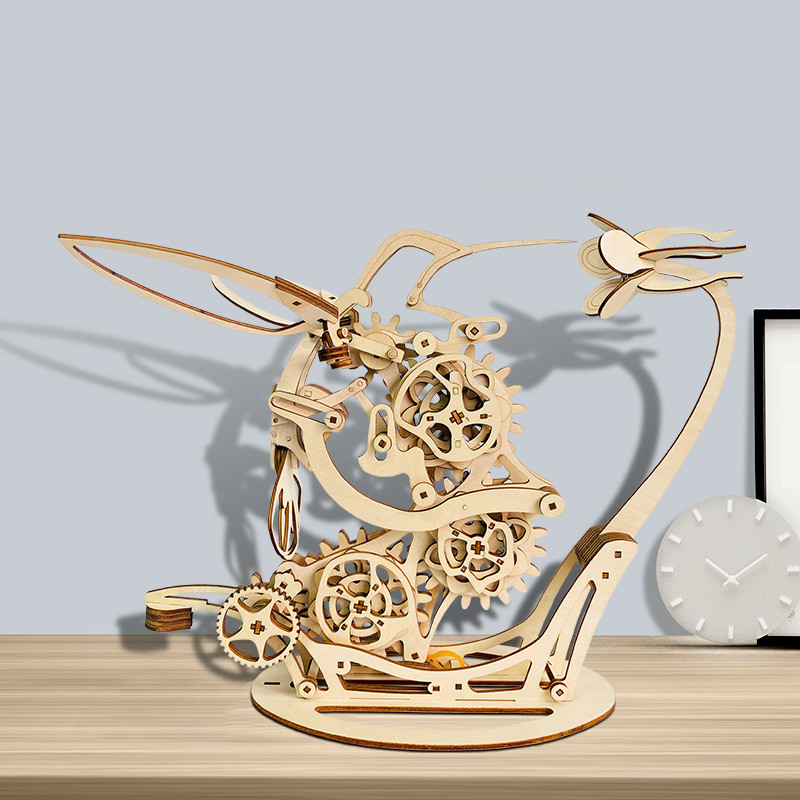 Puzzle En Bois Hummingbird Volia - Design 3D Épuré Puzzle En Bois Hummingbird Volia - Design 3D Épuré