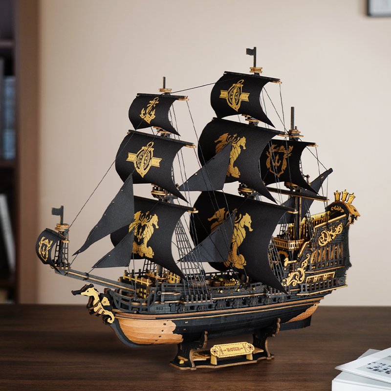 Puzzle En Bois 3D Nautique Seahorse – Épure & Artisanat Puzzle En Bois 3D Nautique Seahorse – Épure & Artisanat