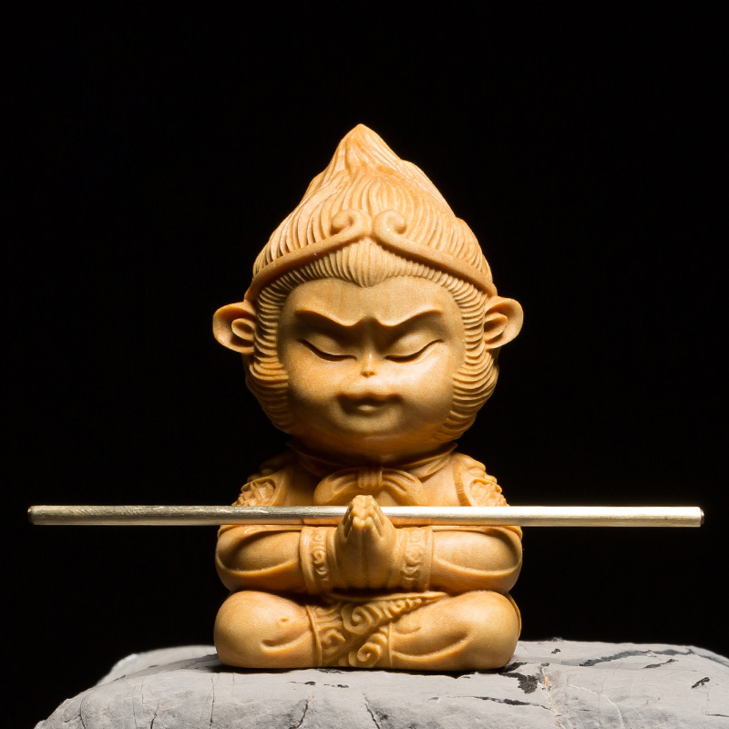 Sculpture Bois Décorative MONKEY – Artisanat Unique et Écologique Sculpture Bois Décorative MONKEY – Artisanat Unique et Écologique