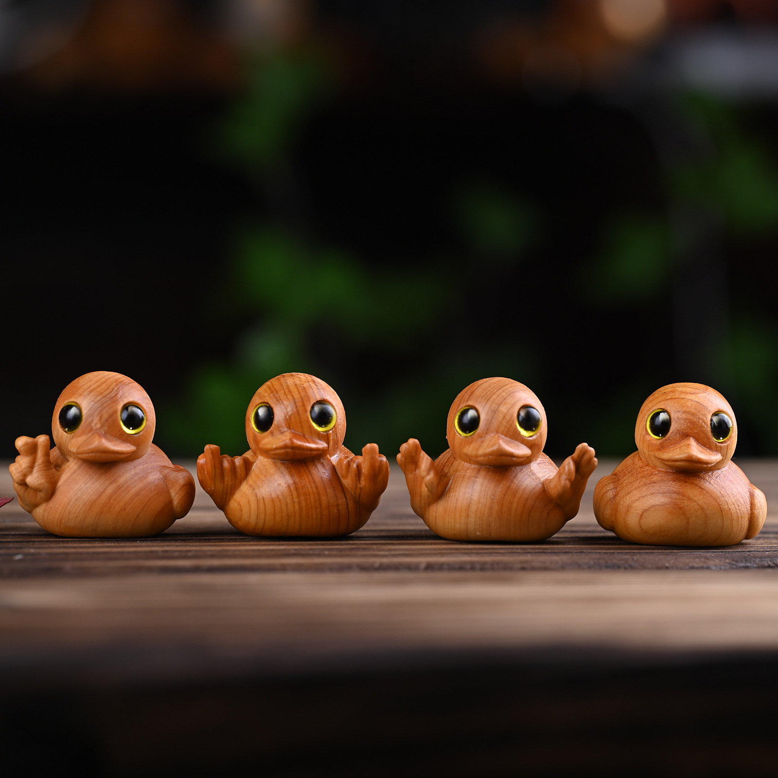 Sculpture Bois Cartoon Canards ERDUCK | Design artisanal unique Sculpture Bois Cartoon Canards ERDUCK | Design artisanal unique