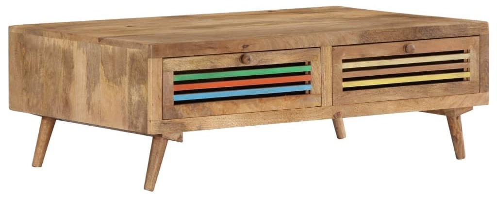 Table basse en bois massif de manguier - Bois Royal